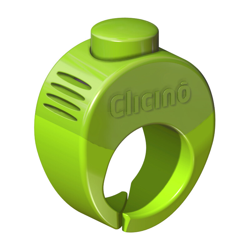 Clicino Clicker Ring XL (22.5mm) Lime Green