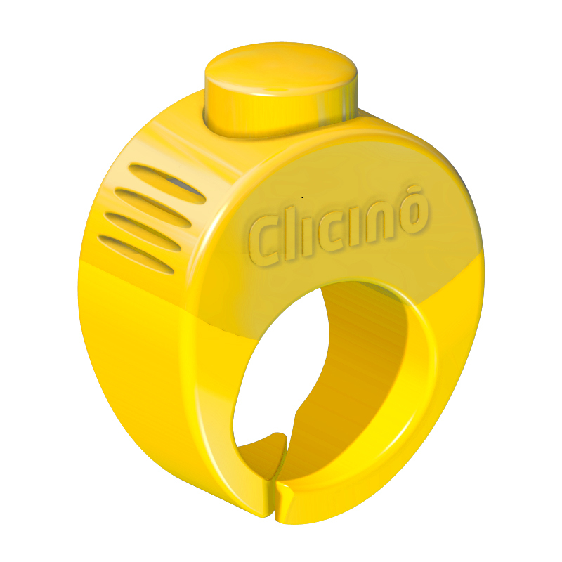 Clicino Clicker Ring S (18mm) Sunny Yellow
