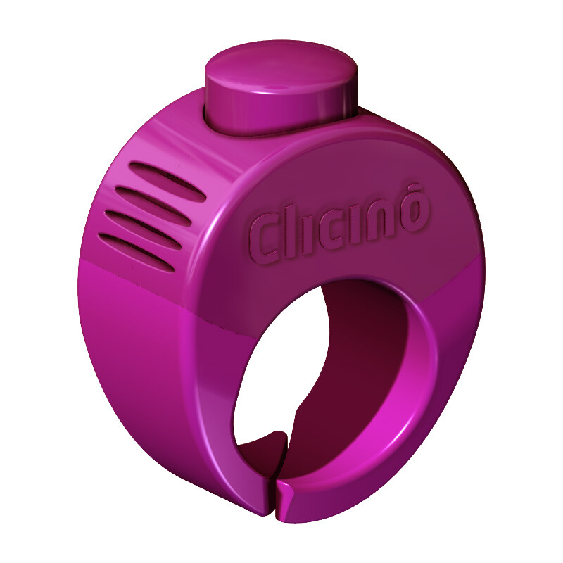 Clicino Clicker Ring XL (22.5mm) Raspberry