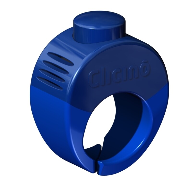 Clicino Clicker Ring M (19.5mm) Diva Blue