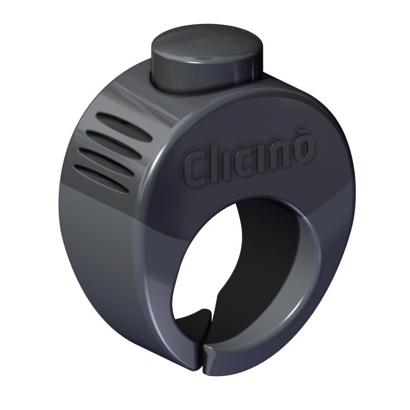 Clicino Clicker Ring XL (22.5mm) Slate Grey