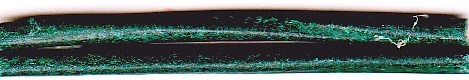 Pfeifenband aus Leder dunkelgrün