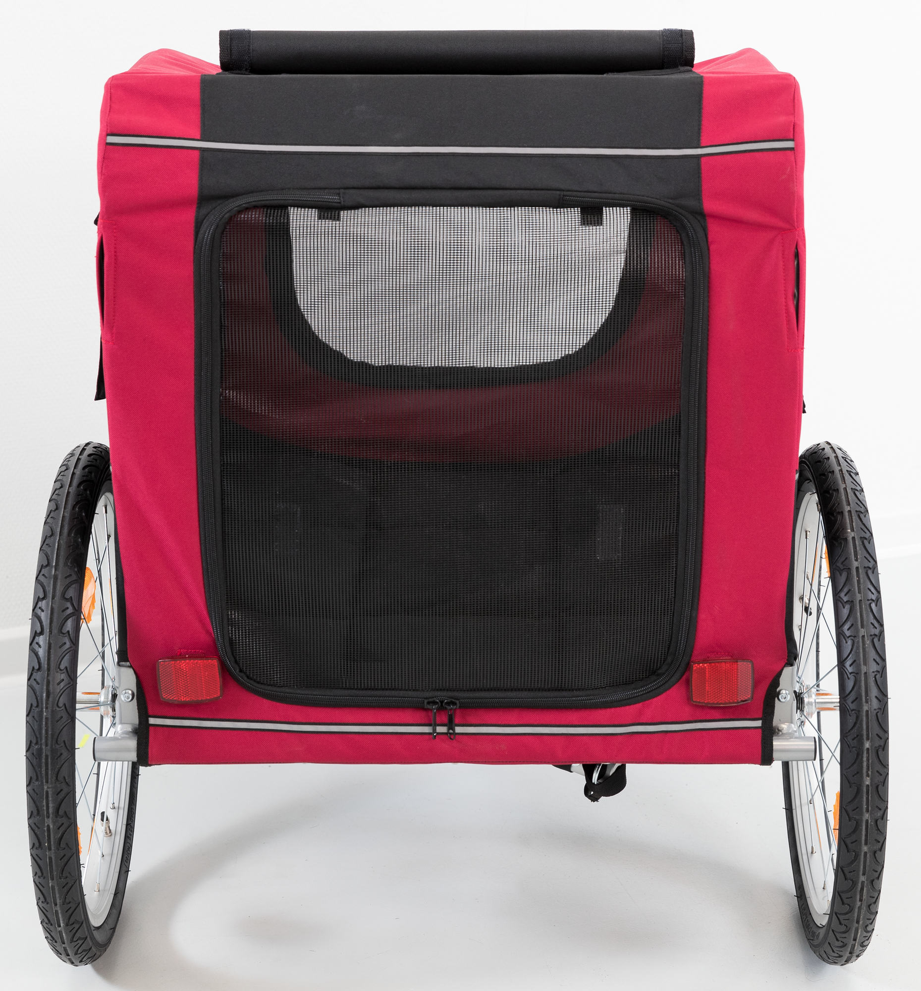 TRIXIE Fahrrad-Anhänger TRIXIE Fahrrad-Anhänger, L: 75 × 86 × 80/145 cm, schwarz/rot