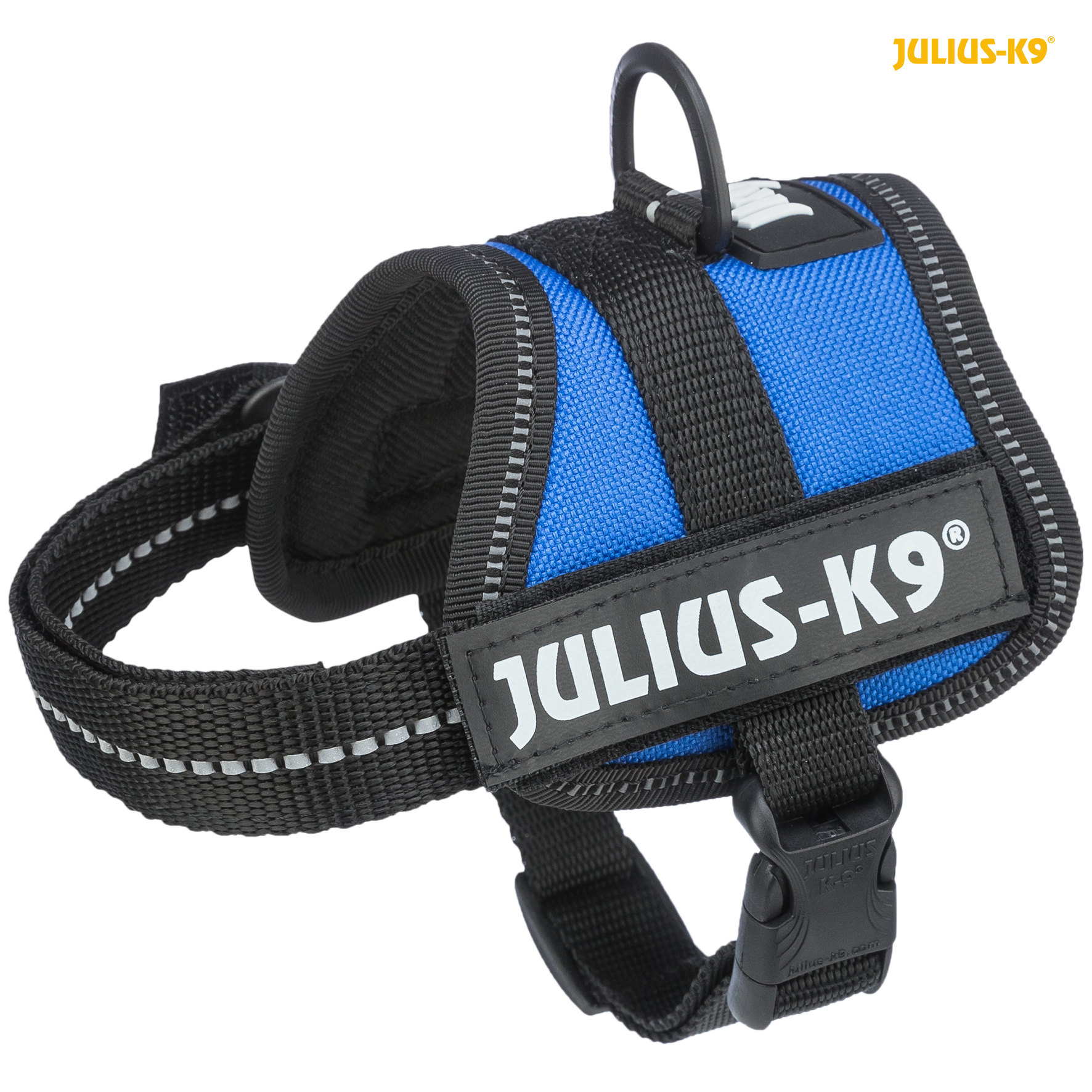 TRIXIE Julius-K9® Powergeschirr Baby 1 TRIXIE K9®Powergeschirr®, 3XS/Baby 1: 26–36 cm/18 mm, blau