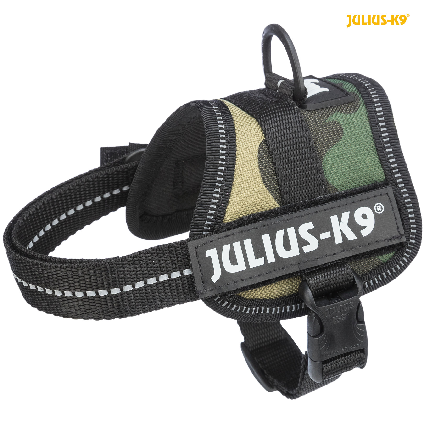 TRIXIE Julius-K9® Powergeschirr Baby 1 TRIXIE K9®Powergeschirr®, 3XS/Baby 1: 26–36 cm/18 mm, camouflage