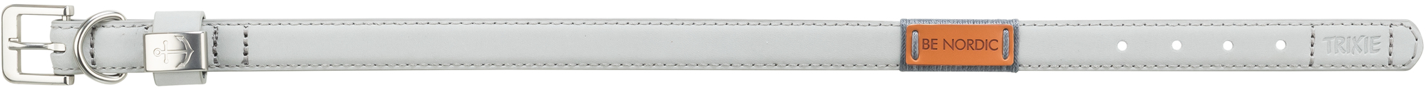 TRIXIE BE NORDIC Halsband, Leder TRIXIE BE NORDIC Halsband, Leder, S: 35–41 cm/15 mm, hellgrau