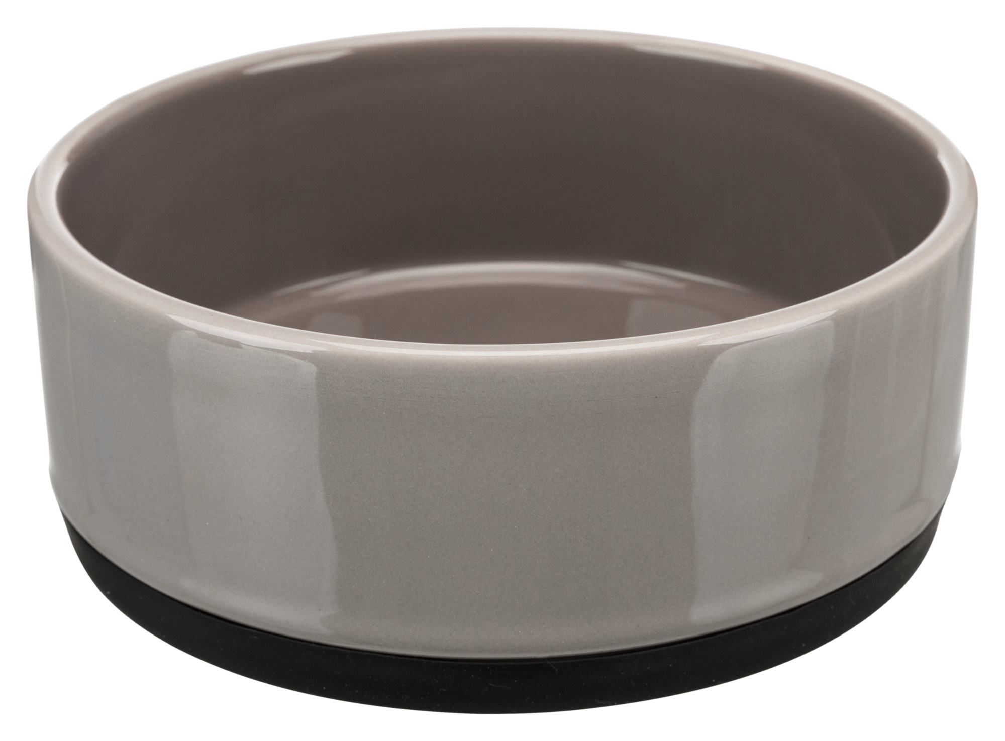 TRIXIE Napf, Keramik/Gummirand TRIXIE Napf, Keramik/Gummirand, 0,75 l/ø 16 cm, grau