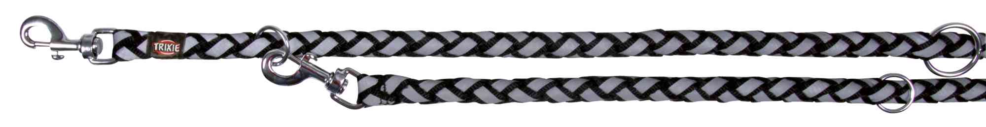 TRIXIE Cavo Reflect Verlängerungsleine TRIXIE Cavo Reflect V-Leine, L–XL: 2,00 m/ø 18 mm, schwarz