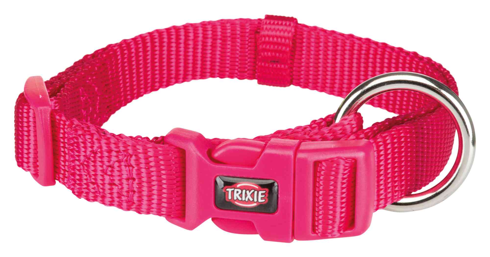 TRIXIE Premium Halsband, stufenlos verstellbar TRIXIE Premium Halsband, S–M: 30–45 cm/15 mm, fuchsia