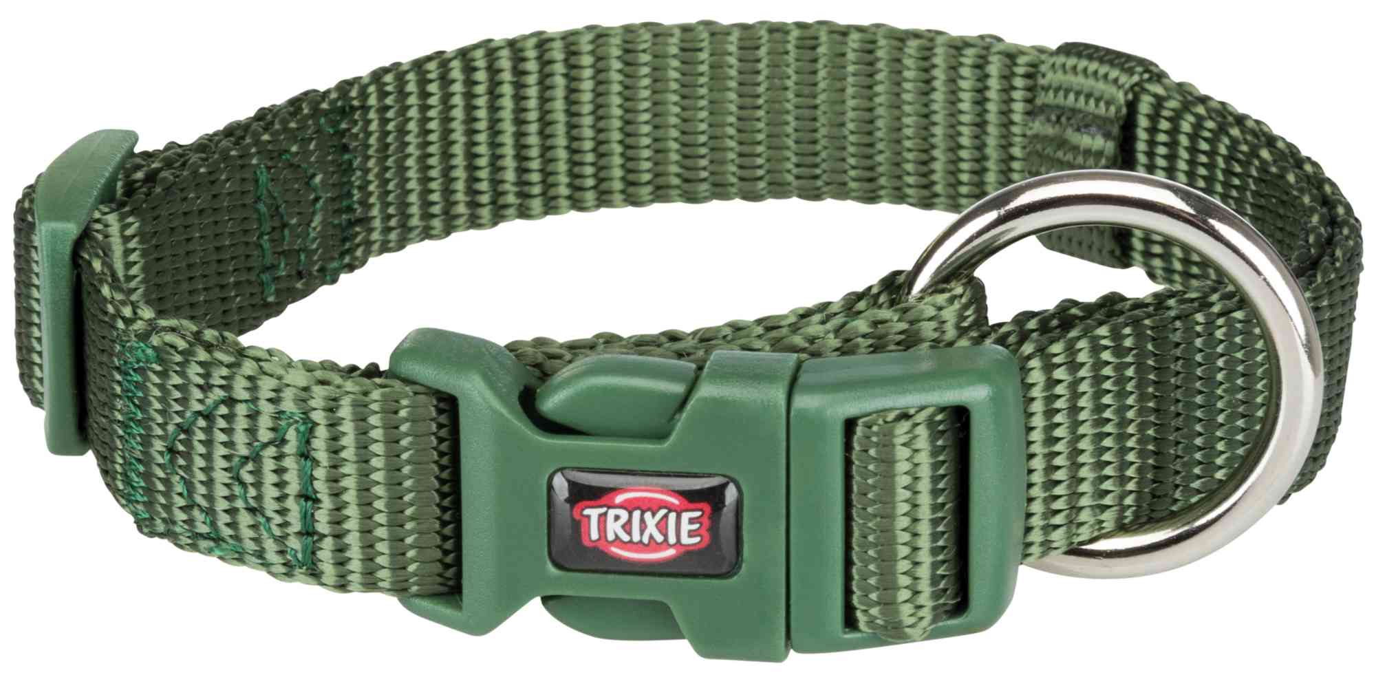 TRIXIE Premium Halsband, stufenlos verstellbar TRIXIE Premium Halsband, S–M: 30–45 cm/15 mm, waldgrün