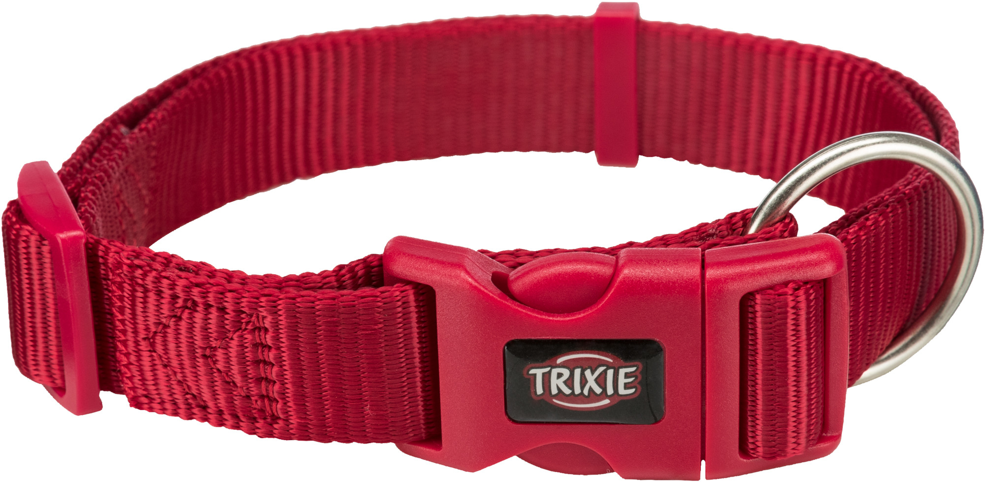 TRIXIE Premium Halsband, stufenlos verstellbar TRIXIE Premium Halsband, L–XL: 40–65 cm/25 mm, rot