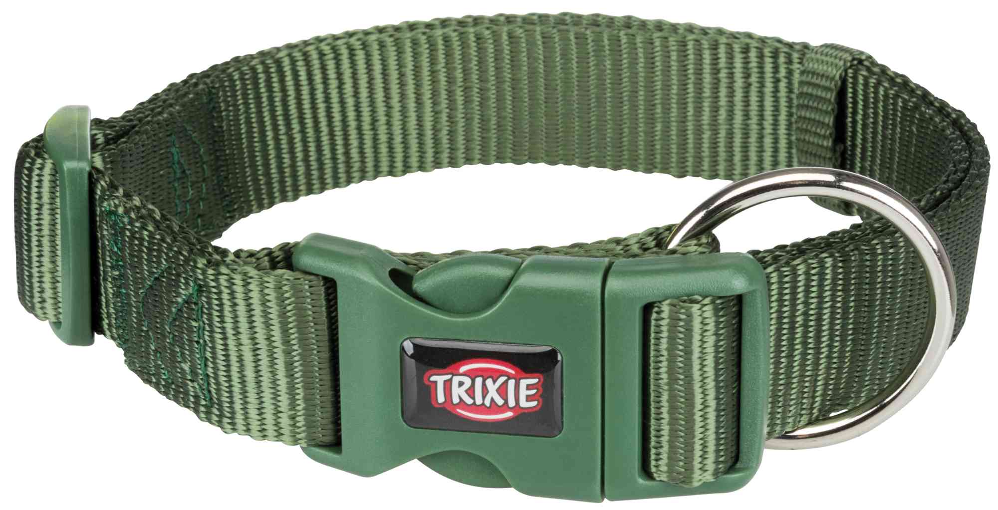 TRIXIE Premium Halsband, stufenlos verstellbar TRIXIE Premium Halsband, L–XL: 40–65 cm/25 mm, waldgrün