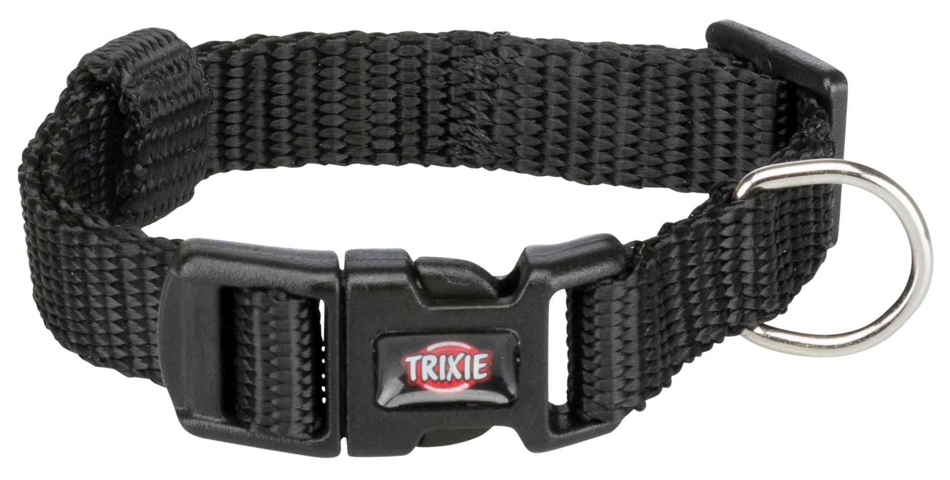 TRIXIE Premium Halsband, stufenlos verstellbar TRIXIE Premium Halsband, XXS–XS: 15–25 cm/10 mm, schwarz