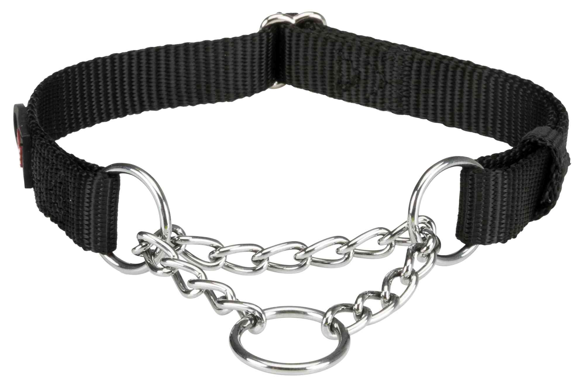 TRIXIE Premium Zug-Stopp-Halsband TRIXIE Premium Zug-Stopp-Halsband, S–M: 30–40 cm/15 mm, schwarz