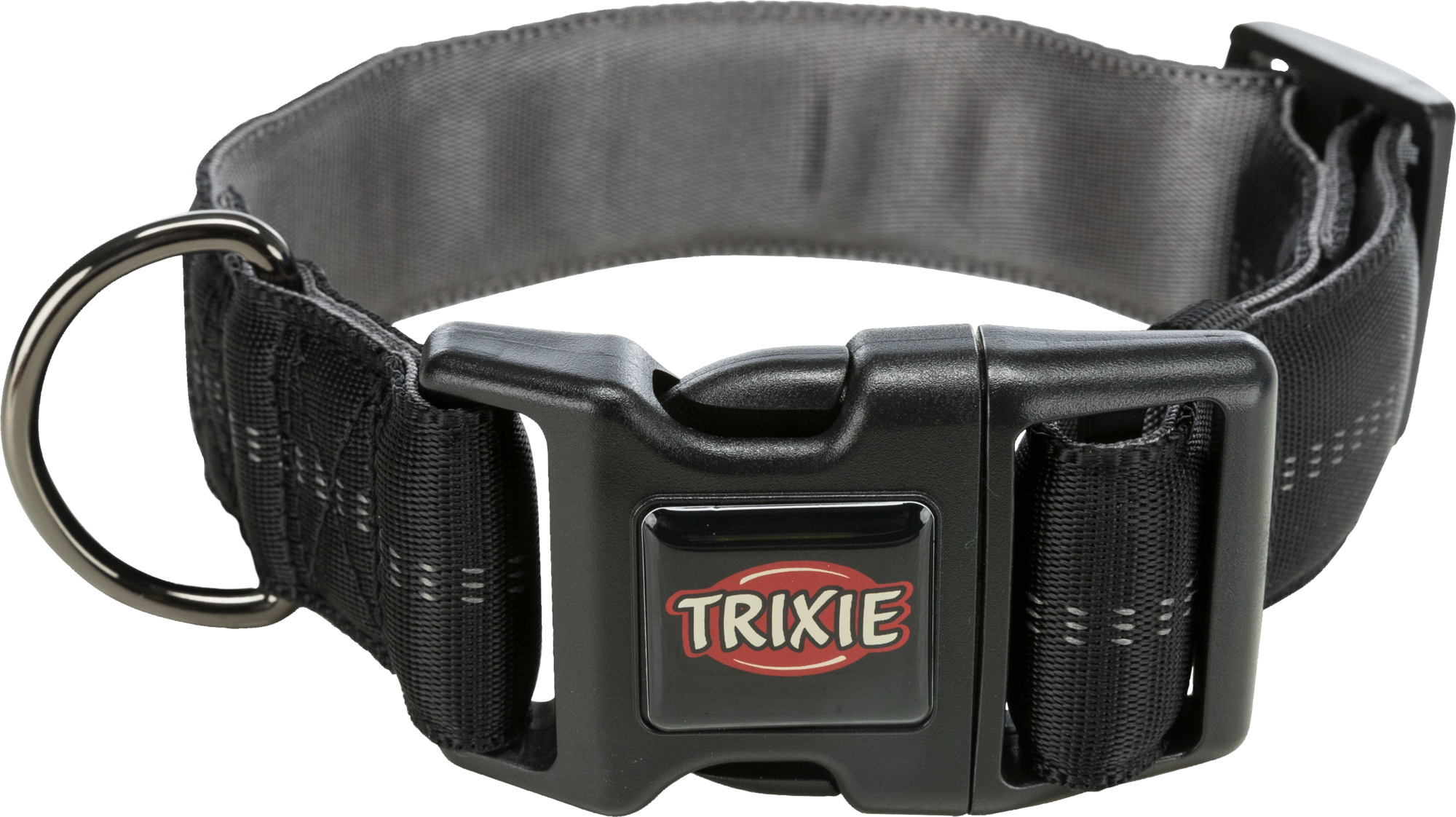 TRIXIE Softline Elegance Halsband, extra breit TRIXIE Softline Elegance Halsband, extra breit, M–L: 40–55 cm/38 mm, schwarz/grafit