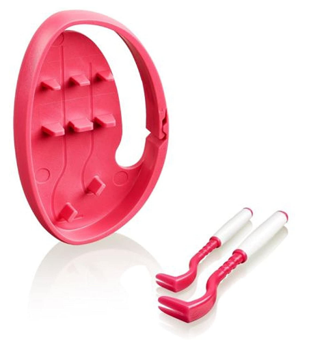 Tick Twister® Zeckenhaken mit Clipbox –  by O´TO’M rosa