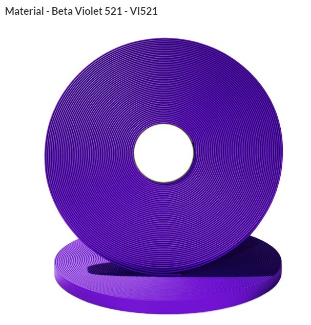 ORIGINAL Biothane® Meterware 9mm 15.00m violett (VI521)
