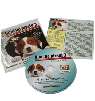 Geräusch-CD "Dont be afraid 3 - Fireworks" (Desensibilisierung von Hunden & -welpen, Feuerwerk) 