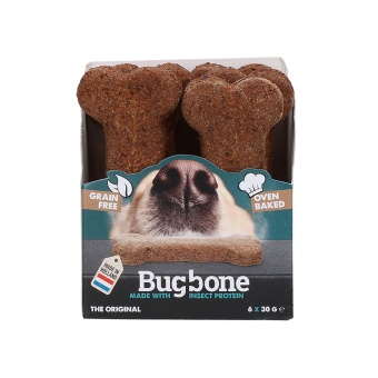 BugBone® - Insektenkekse für Hunde 6x30g / Größe M