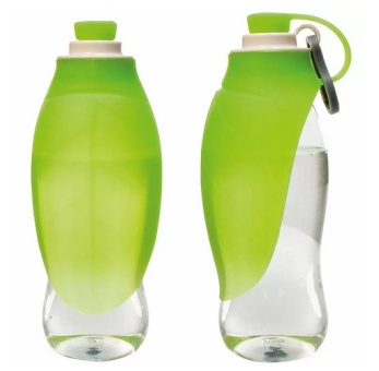 Trinkflasche mit Silikon-Trinkblatt 