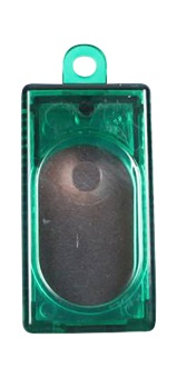Kasten-Clicker (transparent) Grün