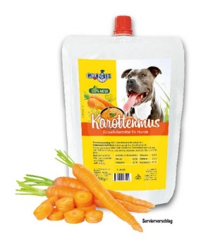 Gemüse Topping für Hunde Karottenmus