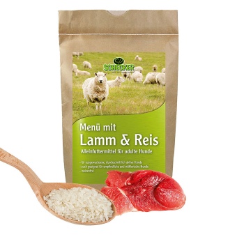 Menü mit Lamm & Reis, 1,5 kg 