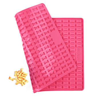 COLLORY® Silikon Backmatten "Knochen" Mini |  rosa