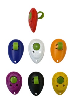 Profi Finger-Clicker in 7 Farben mit Silikon-Fingerschlaufe 
