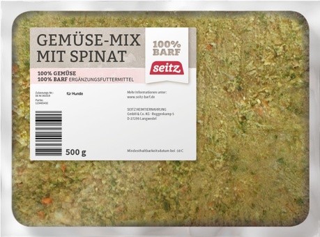 Seitz Gemüse-Mix mit Spinat 500g 