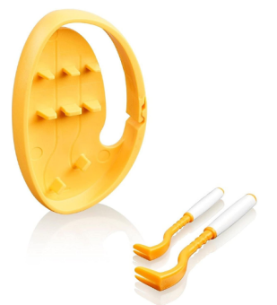 Tick Twister® Zeckenhaken mit Clipbox -  by O´TO'M orange